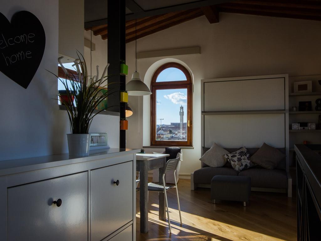 Ferienwohnung Ghibellina Terrace Florenz Exterior foto