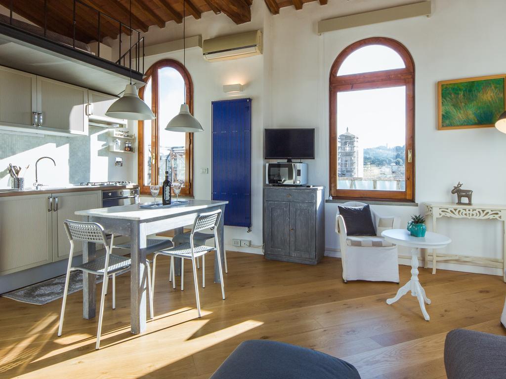 Ferienwohnung Ghibellina Terrace Florenz Exterior foto
