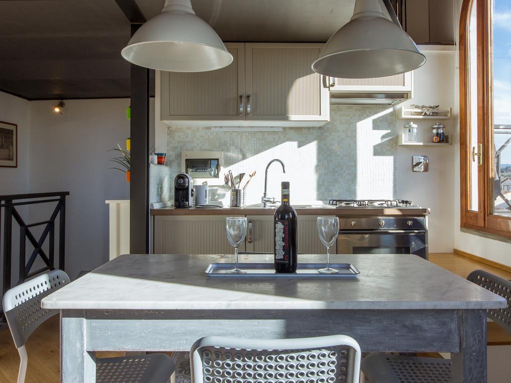 Ferienwohnung Ghibellina Terrace Florenz Exterior foto