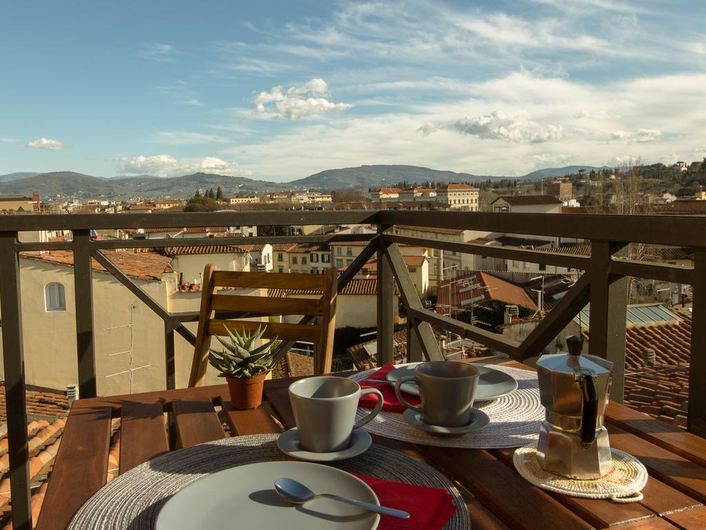 Ferienwohnung Ghibellina Terrace Florenz Exterior foto